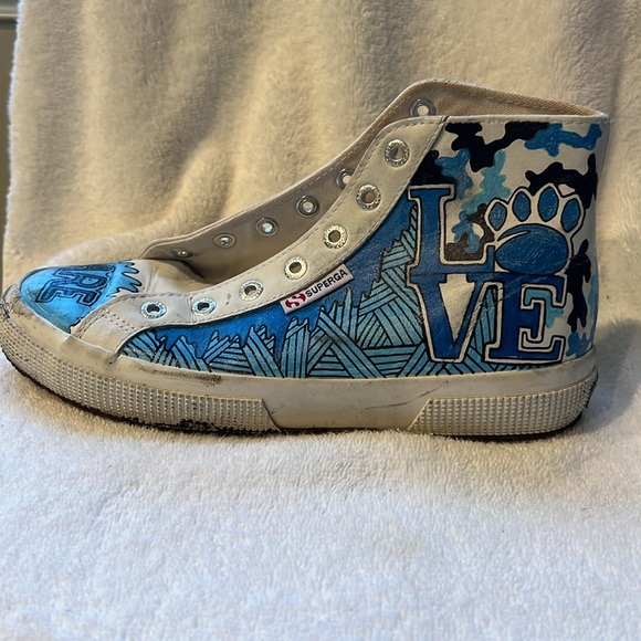 Superga hi tops size 37 personalized for Penn state - Picture 5 of 8